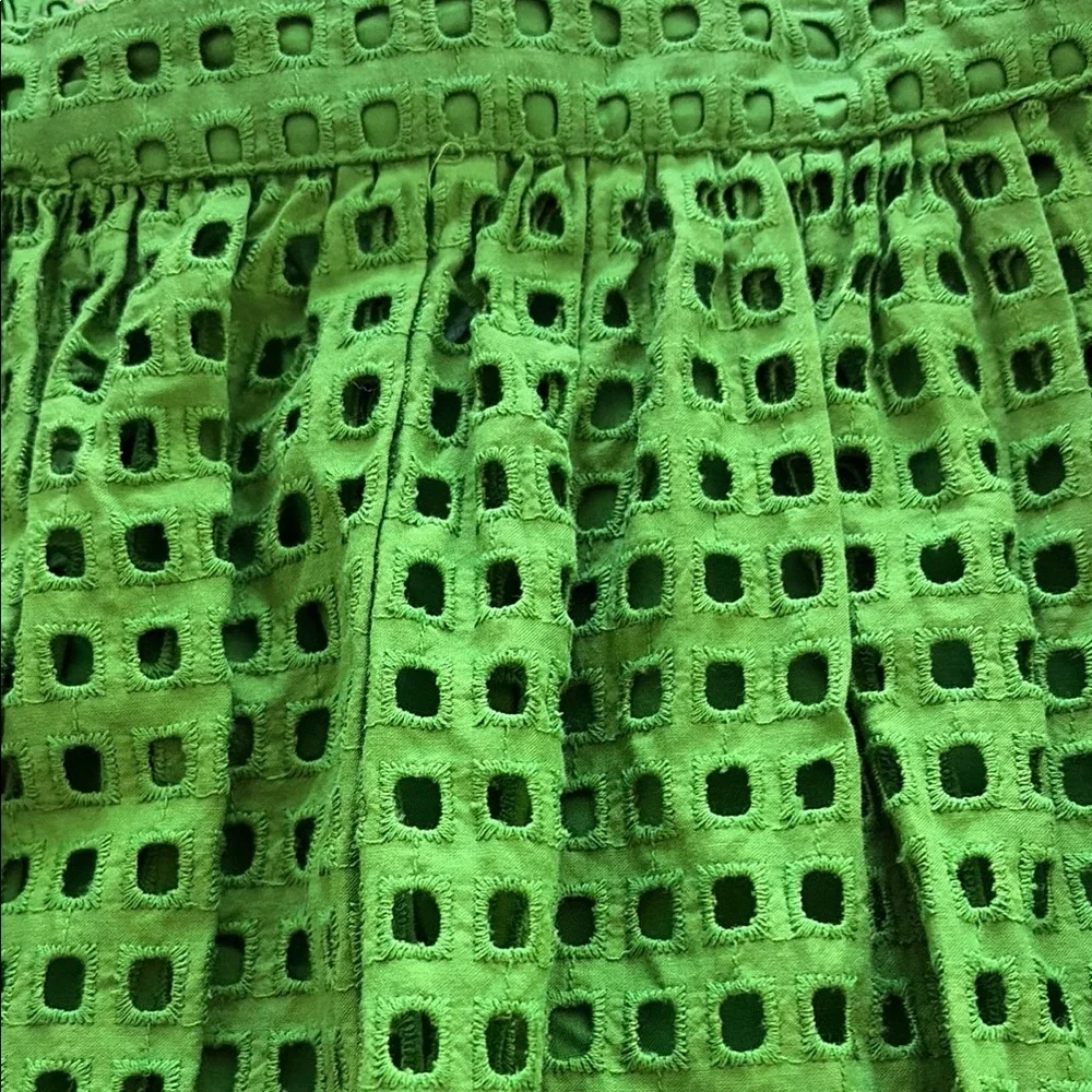 Kate Spade Green Eyelet Women's Skirt for Target - Picture 3 of 8